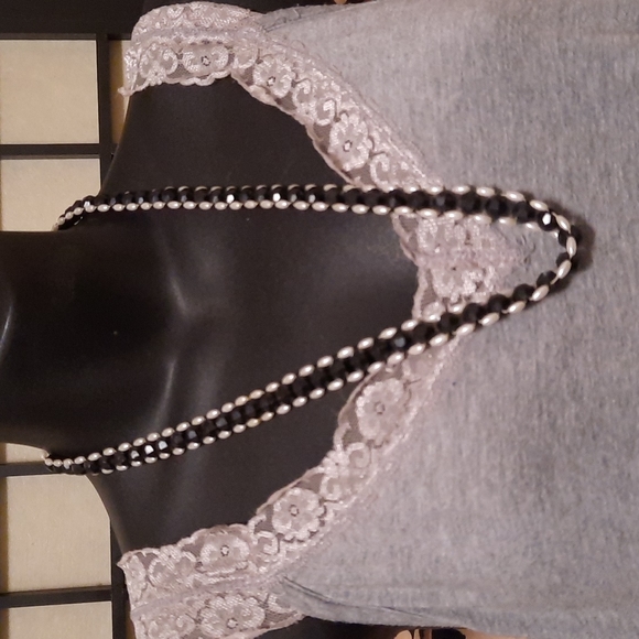 unknown Jewelry - Black and White Beaded Necklace Beautiful